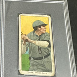 1909 T206 Sweet Caporal Joe Tinker Bat Off Shoulder PSA 2