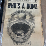 Who's A Bum Dodgers Win 1955 World Series 10/5/55 Original Whole NY Dailey News Newspaper