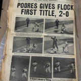 Who's A Bum Dodgers Win 1955 World Series 10/5/55 Original Whole NY Dailey News Newspaper